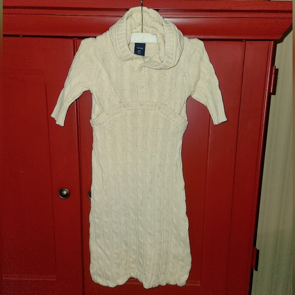 Baby GAP cable knit baby bunting